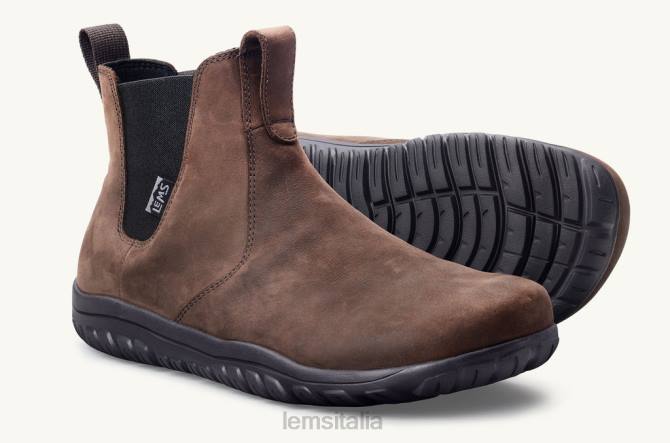 scarpe Lems Stivaletto Chelsea impermeabile caffè espresso donne 8VZD105