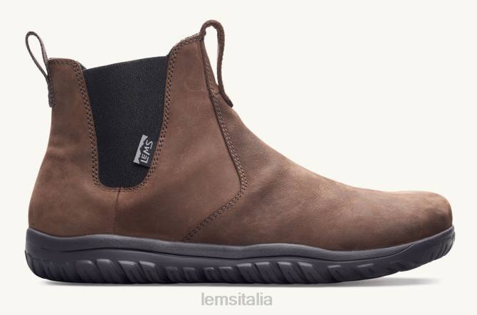 scarpe Lems Stivaletto Chelsea impermeabile caffè espresso donne 8VZD105
