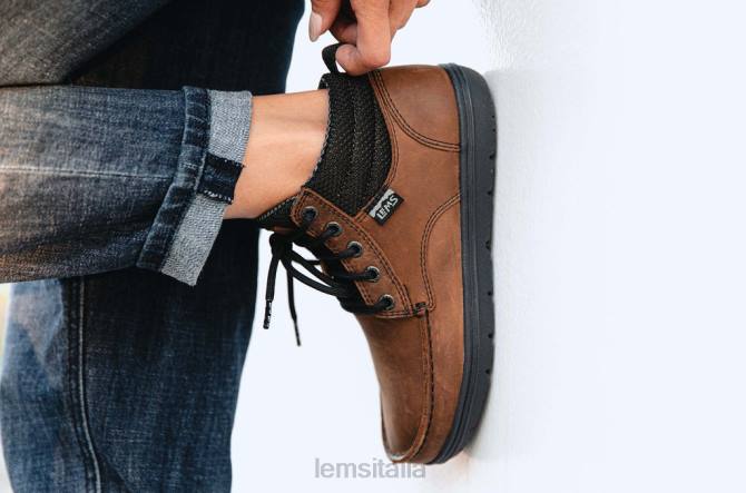 scarpe Lems stivale boulder in mezza pelle terra d'ombra donne 8VZD124