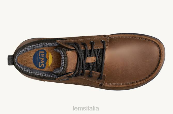 scarpe Lems stivale boulder in mezza pelle terra d'ombra donne 8VZD124