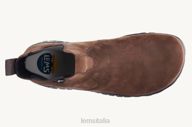 scarpe Lems Stivaletto Chelsea impermeabile caffè espresso uomini 8VZD43