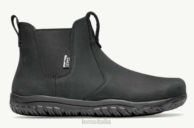 scarpe Lems Stivaletto Chelsea impermeabile ossidiana uomini 8VZD44