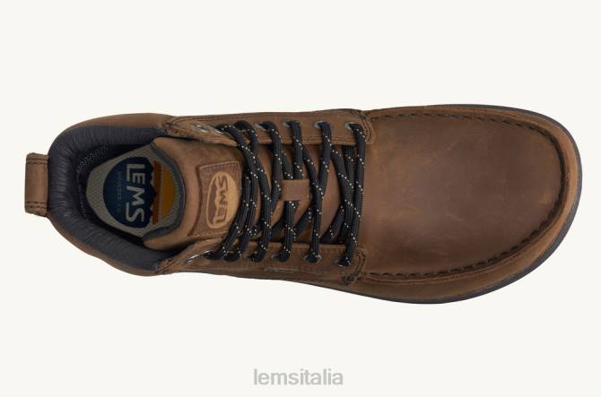 scarpe Lems stivale boulder impermeabile terra d'ombra stagionata uomini 8VZD47