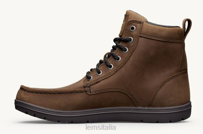 scarpe Lems stivale boulder impermeabile terra d'ombra stagionata uomini 8VZD47