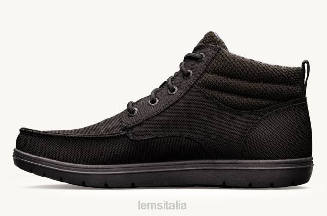 scarpe Lems stivale boulder mid vegano nero corvino uomini 8VZD64