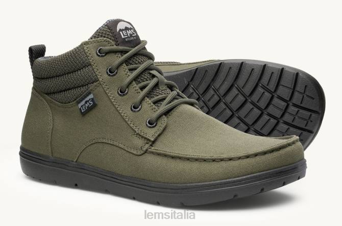 scarpe Lems stivale boulder mid vegano verde militare uomini 8VZD65